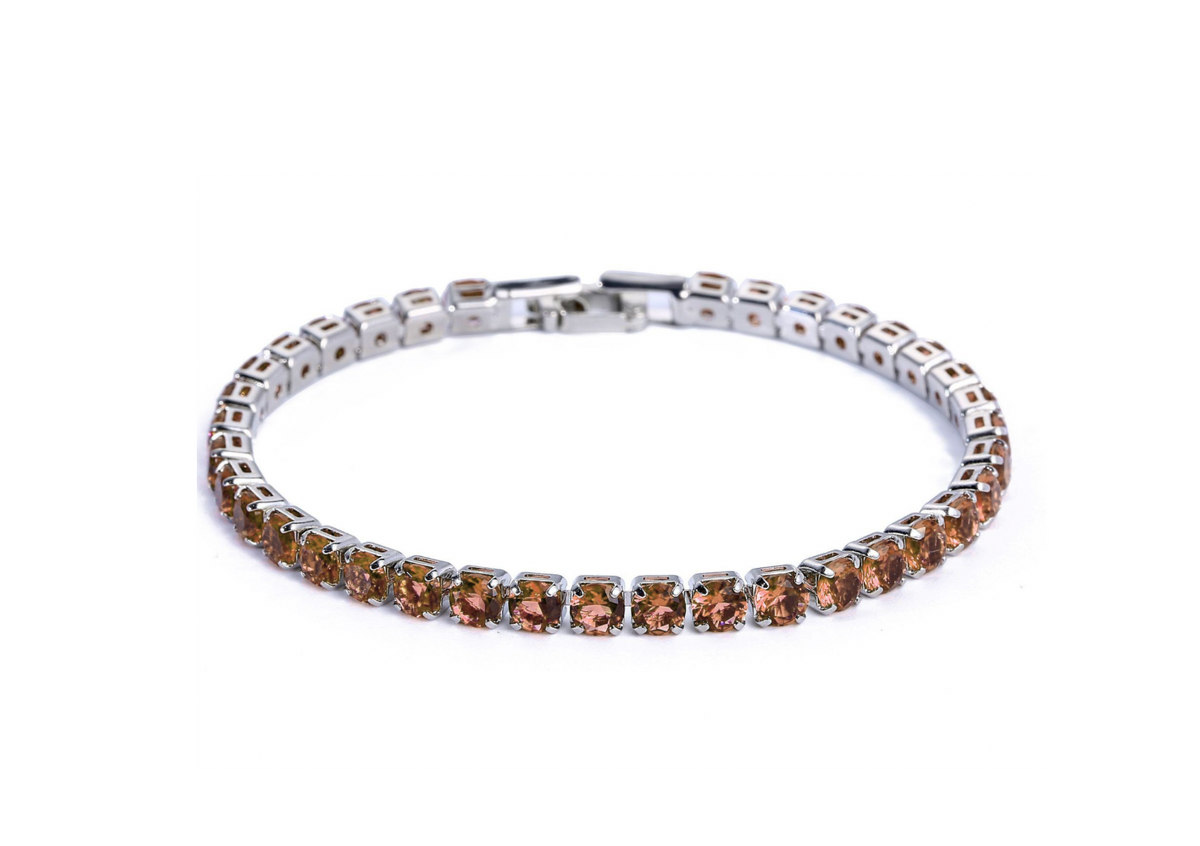 Gemstone Tennis Bracelets (4mm)